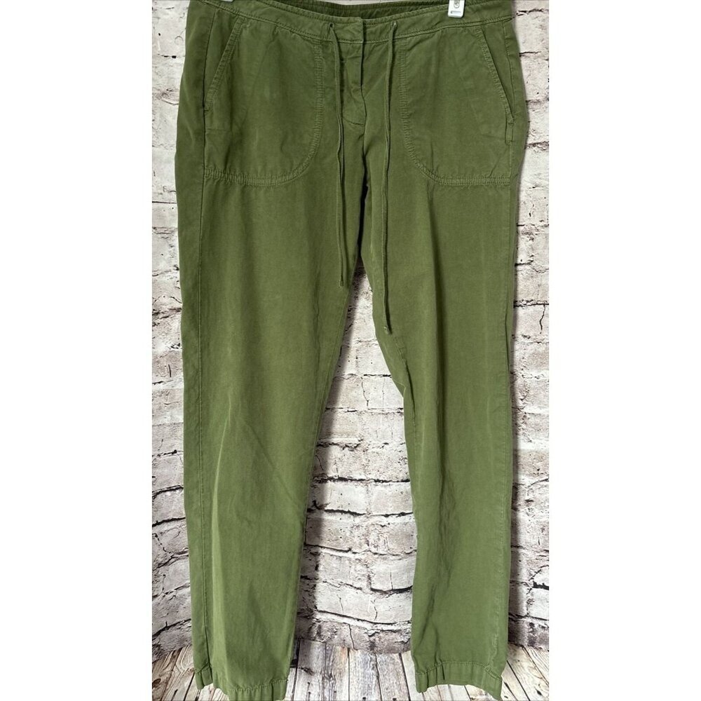 Vineyard Vines Boardwalk Brushed Cotton Green Pants Women’s Sz 2‎ Preppy